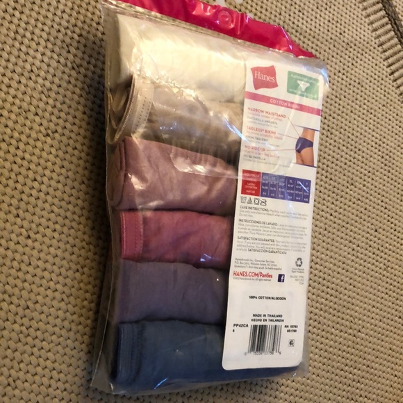 Hanes Cool Comfort Cotton Bikini Panties 6pk - Picture 6 of 8